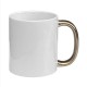 Golden handle ceramic Mug