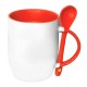 Mug with orange spoon