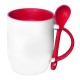 Mug with red spoon
