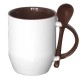 Mug with brown spoon