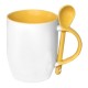 Mug with yellow spoon